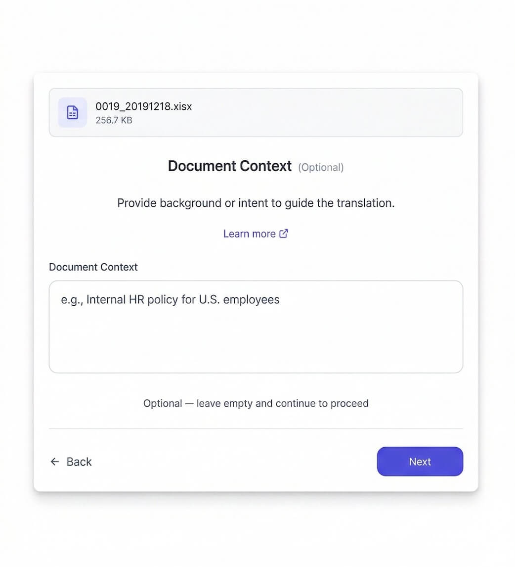 Add Document Context
